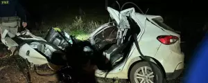 Jovem morre ap&oacute;s acidente frontal com caminh&atilde;o de carga na BR-262