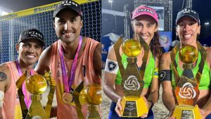 Sul-mato-grossenses são campeões da temporada do Circuito Brasileiro de Vôlei de Praia