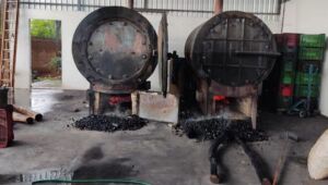 Pol&iacute;cia fecha carvoaria clandestina em Campo Grande 