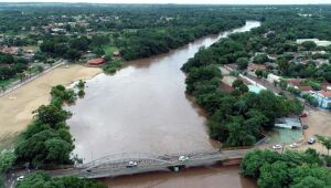 Rios Taquari e Aquidauana sobem o n&iacute;vel e Imasul emite alerta aos munic&iacute;pios da regi&atilde;o