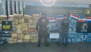 Opera&ccedil;&atilde;o desmantela acampamento clandestino com 4 toneladas de maconha em MS