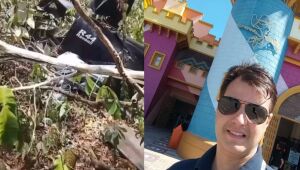 Helic&oacute;ptero pilotado por filho de ex-prefeito do MS cai em Roraima