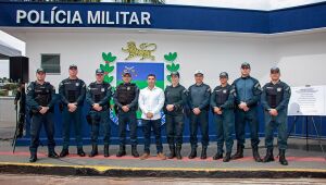 Shopping ganha base da PM com vigil&acirc;ncia 24 horas