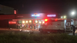Adolescente de 17 anos morre em acidente de moto na Gunter Hans