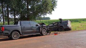 Quatro policiais do DOF ficam feridos ap&oacute;s acidente em rodovia de MS