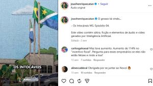 'Novela' de v&iacute;deos de Catan em cr&iacute;ticas ao Governo ganha novo cap&iacute;tulo na Justi&ccedil;a