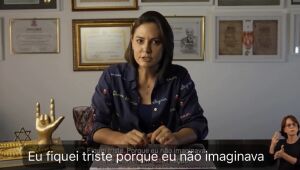 Michelle diz que foi desrespeitada e maltratada por Fl&aacute;vio Bolsonaro