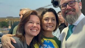 Michelle prepara v&iacute;deo de apoio a Pollon enquanto PL-MS se divide entre dois n&uacute;cleos bolsonaristas