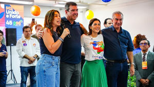 Riedel e Azambuja prestigiam largada de Viviane Luiza na abertura oficial da campanha