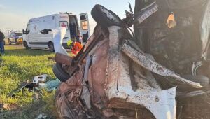 Sobe para cinco o n&uacute;mero de mortos em acidente na BR-163