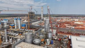 Megaf&aacute;brica de celulose em MS chega a 81% das obras e prev&ecirc; opera&ccedil;&atilde;o em 2027