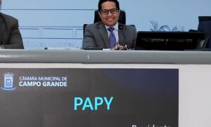 Papy é reeleito presidente da Câmara de Campo Grande com 18 meses de antecedência