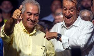 Valdemar e Azambuja se re&uacute;nem em MS para debater candidatura de Fl&aacute;vio Bolsonaro