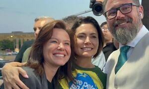 Michelle prepara v&iacute;deo de apoio a Pollon enquanto PL-MS se divide entre dois n&uacute;cleos bolsonaristas