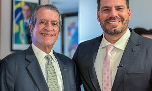Valdemar anuncia Capit&atilde;o Contar como o 2&ordm; pr&eacute;-candidato ao Senado pelo PL do Estado