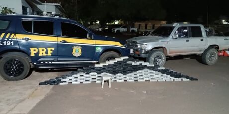 PRF apreende 145kg de cocaína em Campo Grande 