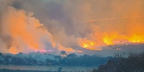 Brigadistas combatem fogo no Pantanal e protegem ribeirinhos