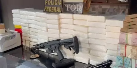 Homem com mandado de pris&atilde;o em aberto &eacute; preso e 1,7 milh&otilde;es em dinheiro em MS