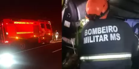 Acidente na BR-262 deixa um morto e um ferido pr&oacute;ximo a Anast&aacute;cio