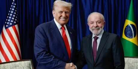 Trump se re&uacute;ne com Lula, diz que pode avan&ccedil;ar r&aacute;pido sobre rever tarifa&ccedil;o e fala em acordos