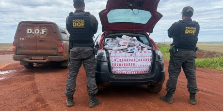 Contrabandista bate carro e perde ve&iacute;culo e mercadoria