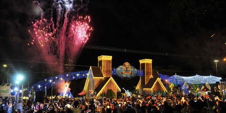 Cidade do Natal encolhe e vira "Vila do Natal" no Centro da Capital