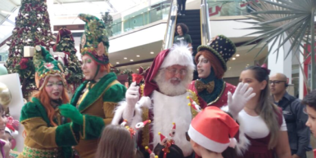 Papai Noel chega com 'Natal dos Doces' em shopping de Campo Grande