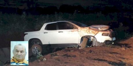 Após perder controle e capotar, motorista morre em rodovia de Dourados
