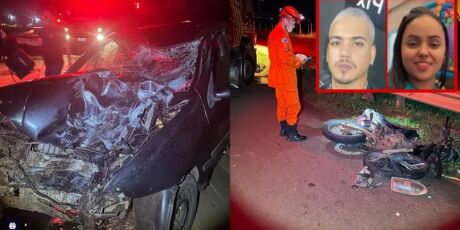 Mulher de 27 anos e rapaz de 28 morrem em acidente no interior de MS 