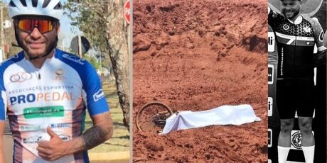 Ciclista que morreu em prova de pedal é sepultado no interior do Estado
