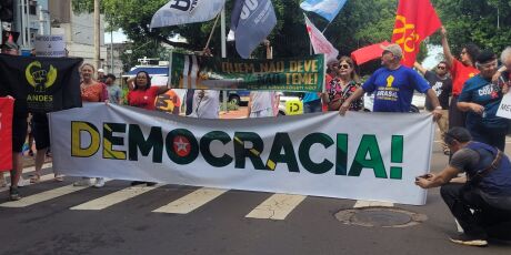 Esquerda de MS vai às ruas contra PL que diminui pena de Bolsonaro