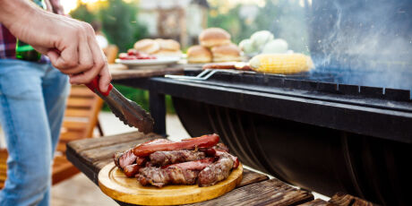 Cuidado com a churrasqueira