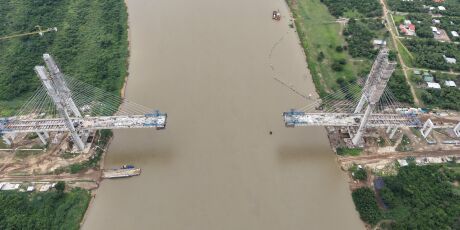 Ponte da Rota Bioce&acirc;nica deve ligar Brasil e Paraguai em maio deste ano