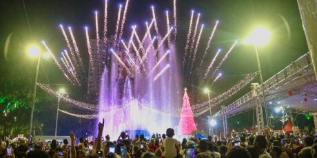 Show da Virada na Ary Coelho reuniu cerca de 5 mil pessoas em cen&aacute;rio hist&oacute;rico na Capital