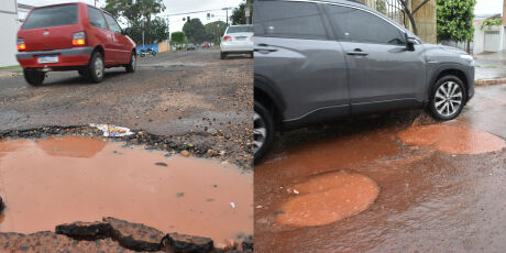 Valor gasto com tapa-buraco em 4 anos daria para recapear 200 km