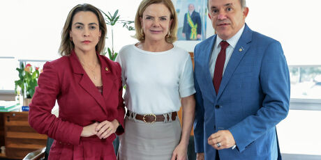 Com Gleisi, Vander e Soraya alinham parceria ao Senado em Mato Grosso do Sul