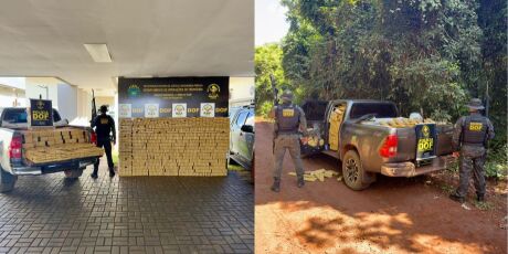 Caminhonete roubada &eacute; largada com 2 toneladas de drogas em milharal