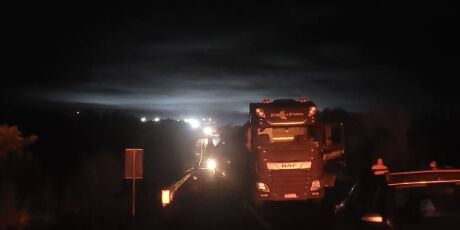 MST bloqueia BR-163 e provoca congestionamento gigantesco