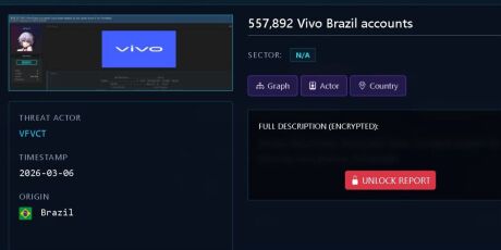 Grande operadora de celular brasileira pode ter sido alvo de megavazamento de dados