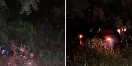 Motociclista morre ap&oacute;s colis&atilde;o com carro que seguia para vel&oacute;rio na BR-376
