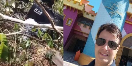 Helic&oacute;ptero pilotado por filho de ex-prefeito do MS cai em Roraima