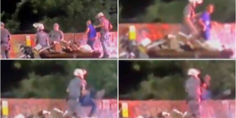PM que jogou homem de ponte em SP vai a J&uacute;ri
