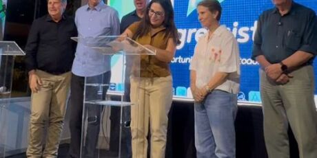 Com b&ecirc;n&ccedil;&atilde;o de Riedel e Tereza, primeira-dama mais rica do MS mira cadeira na Assembleia Legislativa
