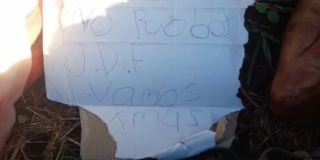 'Justiceiros da Fronteira' voltam a atacar e deixam corpo com m&atilde;os e p&eacute;s amarrados