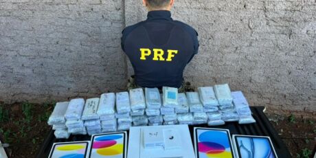 Advogado e irm&atilde;o s&atilde;o presos com Iphones contrabandeados em Dourados