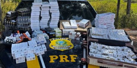 PRF apreende 8 toneladas de droga e 1,6 mil medicamentos emagrecedores