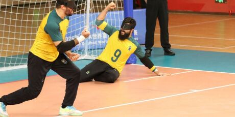 Sele&ccedil;&atilde;o brasileira masculina chega &agrave; semifinal do Mundial de goalball