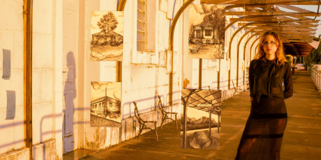 Artista lan&ccedil;a em julho cartilha ilustrada sobre complexo ferrovi&aacute;rio de Campo Grande