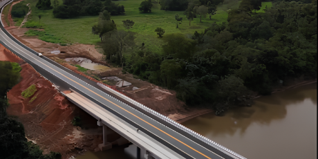 Ponte sobre o Rio Aquidauana fica pronta e libera tr&acirc;nsito de ve&iacute;culos