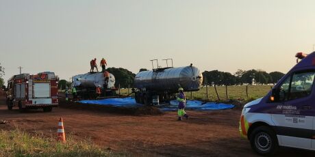 Trabalhador morre ao cair em tanque de piche durante obras na BR-163